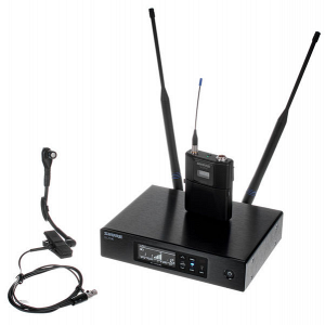 Цифровая радиосистема Shure с поясным передатчиком и инструментальным микрофоном SHURE QLXD14/98H
