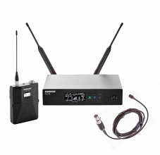 Цифровая радиосистема с портативным передатчиком и петличным микрофоном SHURE QLXD14/150/C