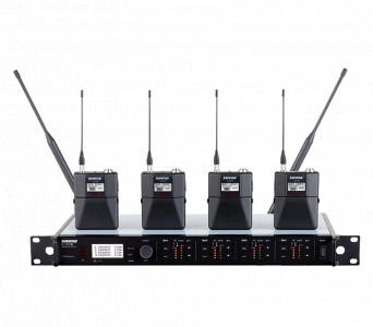 Четырехканальная цифровая радиосистема Shure с поясными передатчиками SHURE ULXD14QE/LC