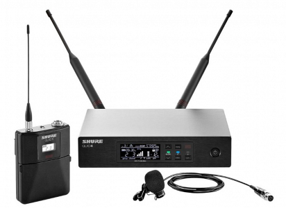 Цифровая радиосистема с поясным передатчиком и петличным микрофоном SHURE QLXD14/85