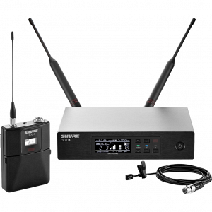 Цифровая радиосистема с поясным передатчиком и петличным микрофоном SHURE QLXD14/93