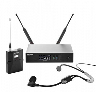 Цифровая радиосистема Shure с портативным передатчиком и головным микрофоном SHURE ULXD14E/SM35