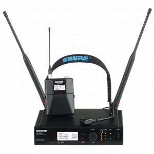 Цифровая радиосистема Shure с портативным передатчиком и головным микрофоном SHURE ULXD14E/30