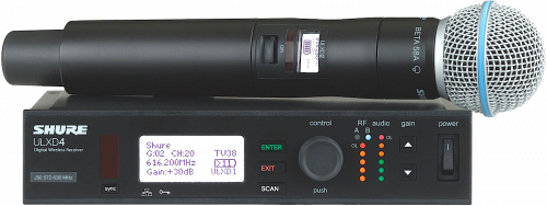Цифровая радиосистема Shure с ручным передатчиком SHURE ULXD24E/B58