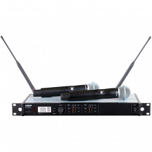 Двухканальная цифровая радиосистема Shure с ручными передатчиками SHURE ULXD24DE/B58
