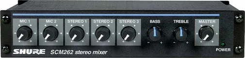 Микрофонный стерео микшер SHURE SCM262E Микрофонный стерео микшер SHURE SCM262E